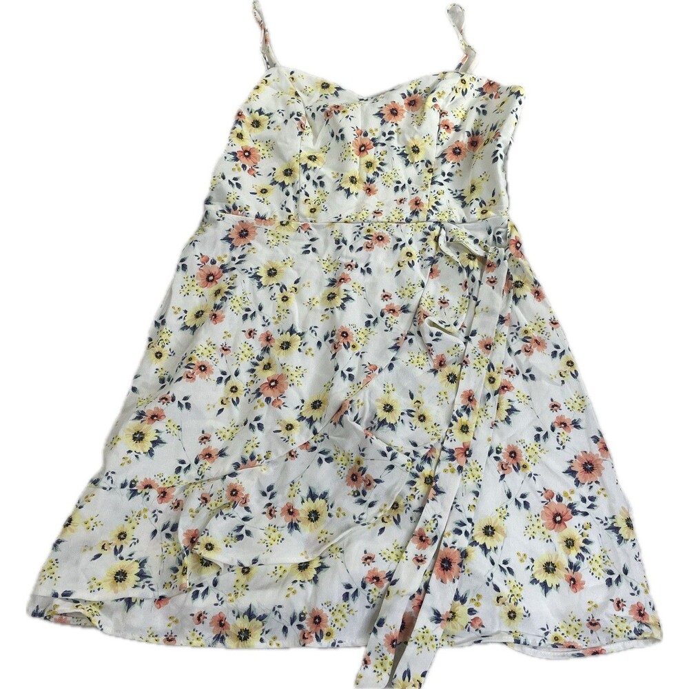 City Triangles Yellow Floral Summer Sleeveless Dress Size 9 - NWT